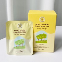 허니 레몬 캐모마일 차 1.5g x 10T 카모마일 허브차 기분좋은향 저온건조 원적외선 로스팅 스페셜 블렌딩티