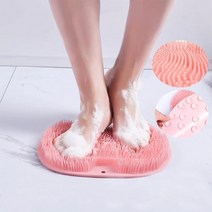 발 풋 브러쉬 파일 발바닥 굳은살제거 세척 지압, 핑크