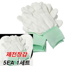 손가락장갑 탑피트 제전장갑 10켤레 1세트 PU코팅 손끝코팅 무료, 흰색-XS, 10개