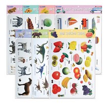 모양고무자석(7종), 과일