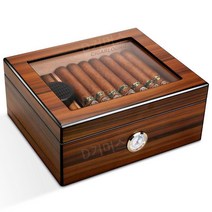 시가케이스 시가보관함 코히바 대용량 원목 시가보습, B타입 시가케이스, 5개