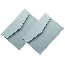 GSHLLO 인사말 기프트 카드 봉투 플랩 초대장 명함 사진 엽서 선물 포켓 라이트 블루 50개, Light Blue