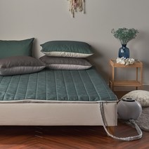 아이레홈 마이크로화이바 온수매트커버 전기매트커버, 크림, 카키