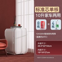음식물쓰레기냉동고 미니냉동고 Huaconi 미니 냉장고 기숙사 자동차 냉장고 작은 미니 상자 모유 냉장 냉동고 인슐린 상자, 10리터 퓨어 화이트기숙사 싱글 싱글 코어