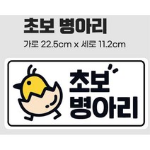 야광 운전면허연습 새차 자동차 스티커 도로주행 초보
