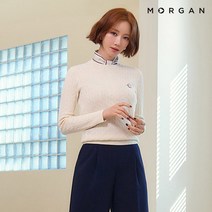 [23SS 최신상] MORGAN 케이블 긴팔 니트 3종