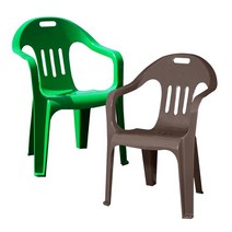 4개 야외 파라솔 플라스틱 의자 편의점 비치 행사용, 녹색-4개, 본상품선택