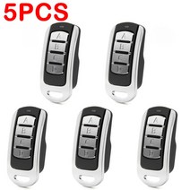 자동 대문 모터 전원주택 스윙 도어 게이트 차고 원격 제어 복제기 복제 차고 오프너 원격 제어 전기 키 변수 코드, 5개