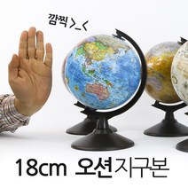 맵소프트 18cm 오션 지구본/달본/화성본/지구의 미니지구본, 1번_18cm 블루 오션 지구본 (18-B)