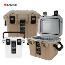 라그렌 타이탄 쿨러 아이스박스 하드쿨러 캠핑, 50L, 화이트