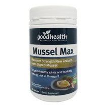 Good Health Mussel Max 굿헬스 뉴질랜드 그린립 머슬 맥스 초록홍합 초록입홍합 28000 100캡슐, 1개, 100정