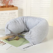 ROGBID 일본과 한국 새로운 경량 U 자형 베개 면화 항공기 베개 패션 크리 에이 티브 여행 베개 목 베개 허리 베개 공장 도매, 녹색, 30*30