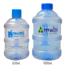 생수병모양 물병 650ML/1L/1.89L /2L 운동 헬스 멀티보틀 특이한물통 워터보틀, 650ml