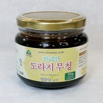 지리산 무 도라지청 무엿 수제 약도라지청, 1개, 500g