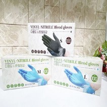 Bs2 니트릴장갑 라텍스장갑 S M L 블랙 블루 100매, 블루-S, 상세페이지 참조2
