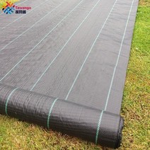 Tewango 100gsm 헤비 듀티 라이닝 위드 컨트롤 패브릭 조경 그라운드 커버 멤브레인 2x 5M/1x10M, 0.5x20m