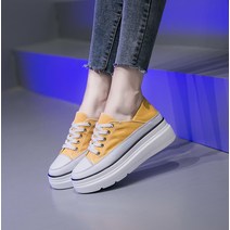 synapse 마일드 베이직 통굽 바스켓 플랫폼 키높이 스니커즈 노네임 캔버스 6cm