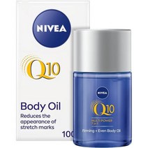 독일니베아 미국 영국 독일산 니베아크림 Q10 멀티 파워 7 in 1 퍼밍 이븐 바디 오일100ml 오일 여성용 마카다미아 아보카도 목화씨 모이스처라이저, 단일수량