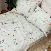 집에 옴팡이 여름풍기인견 유아동블랭킷_8color, 그레이