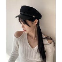 릭스 버튼 로프 스트랩 마도로스 헌팅캡 모자