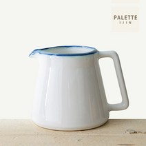 팔레트 화이트 도자기 저그(1호/600ml)
