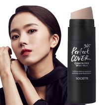 소시에떼 365 퍼펙트 커버 쿠션스틱+리필퍼프증정, 단품