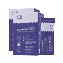 마이메이트 산양유 아몬드 프로틴 분말 14포, 40g