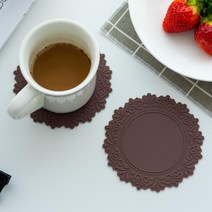 국산 컵받침 실리콘 예쁜 코스터 카페 코스터 제작, 프리스 라벤더퍼플