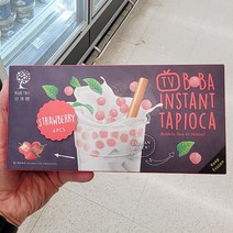 펄트리 타피오카 보바 버블티 딸기 280g x 2개, 아이스보냉백포장