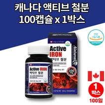 액티브 유아 성장기 청소년 중학생 남자 임산부 임신준비 임신전 임신초기 출산후 40대 50대 60대 여성 철분제 영양제 헤모글로빈, 1박스