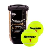 낫소 위닝샷 테니스공 캔볼 (1캔/2볼), 낫소 위닝샷 테니스공 1캔(2볼), 선택완료