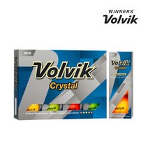 볼빅 Crystal 크리스탈 골프공 3피스, 혼합