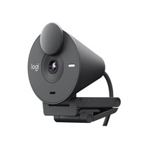 로지텍코리아 BRIO 300 1080P 30fps USB-C단자 웹캠, 핑크로즈