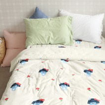 리틀프렌즈 먼지없는 차렵이불(Q)_튤립리틀네오, 튤립리틀네오