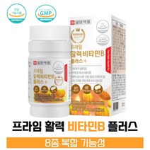 일양 약품 8종 활력 비타민 B 비 비군 B군 B1 B2 B6 B12 비원 비투 엽산 비오틴 나이아신 판토텐산 영양제, 1박스(2개월분)