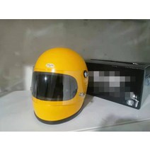 풀페이스 클래식바이크 헬멧 티티앤코 베이비 스타 소두핏 레고 빈티지, 검은 바탕에 흰 줄무늬.