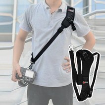 KTU569919카메라 DSLR 어깨줄 밴드 벨트 목줄 퀵 스트랩 캐논, 1