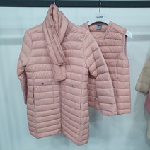 덕다운 롱패딩 조끼 머플러 3PCS 세트