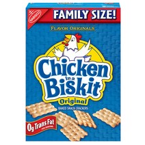 Nabisco 치킨 인 어 비스킷 오리지날 베이크드 스낵 크래커, 340g, 1개
