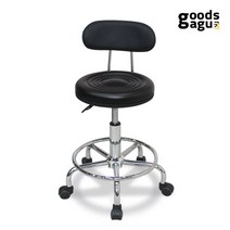 GS160 회전 원형 스툴의자 진료 진찰 카운터 병원 실험실 작업 시술 의자, 고정형