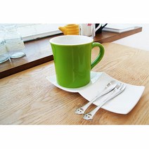 다용도 스마일 요플레 푸딩 스텐 티스푼 티스푼추천, 1개, 티포크