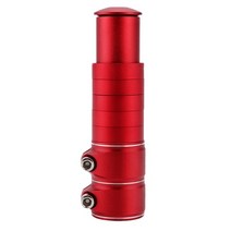 자전거스템 알루미늄 합금 프론트 라이저 핸들 확장 어댑터 mtb mountain stem bike front fork high, 레드 138mm, 레드 138mm