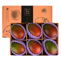 추석명절 과일선물 당일발송 고품격 선물 프리미엄 애플망고 과일선물세트 항공직송 특대과 애플망고 6입