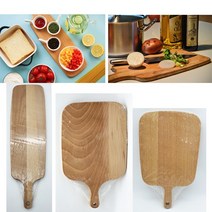플레이팅도마 사각도마 라운딩도마 나무도마 긴도마 야외 캠핑 음식, 라운딩도마[대]