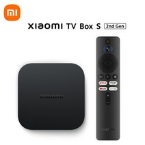 TV스틱 글로벌 버전 샤오미 미 TV 박스 2 세대 4K HD 구글 2GB 8GB 돌비 비전 HDR10 어시스턴트 스마트 S 플레이어, 블랙, Eu 플러그, 1개
