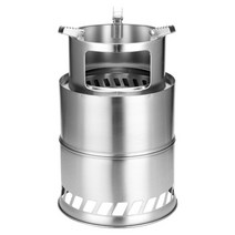 촛불난로 무선캔들워머 야외 캠핑 장비 방풍 목재 스토브 용광로 분해 가능한 휴대용 국경, 큰 사이즈