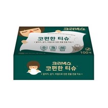 크리넥스 코편한 티슈, 100매, 1개