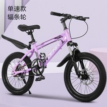 초등학생자전거 입문 여아 여자 아이 저학년 두발 자전거 18인치 20인치, 보라색, 22인치