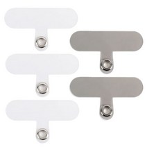 새로운 귀여운 캔디 컬러 투명 전화 스트랩 끈 탭 가스켓 휴대 범용 교체 테더 클립 스냅 로프 코드 카드, 03 5Pcs Mix Color A