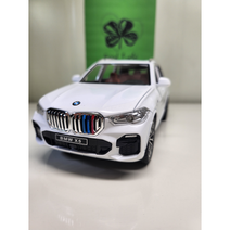 1:24 다이캐스트 모형 다이케스트 비엠더블유 BMW X5 X6 X7 SUV 완구 미니어쳐 피규어 자동차 장난감, 흰색